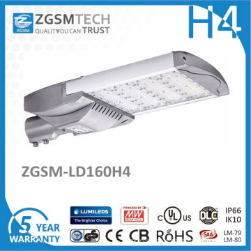 Luz de calle impermeable de la prenda impermeable IP66 Ik10 160W con LED brillante estupendo 150lm / W